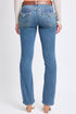 Women's Mid Rise Belted Bootcut Jeans
