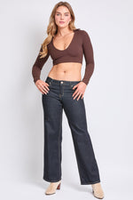 Women's Wide Leg Stretch Denim