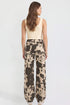 Women's Britney Printed Wide Leg Jeans