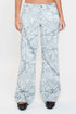 Women's Britney Printed Low Rise Wide Leg Jeans