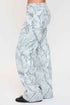 Women's Britney Printed Low Rise Wide Leg Jeans