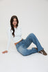 Women's Luxe Britney Wide Leg Jeans