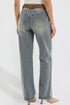Women's Britney Belted Wide Leg Jeans