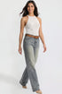 Women's Britney Belted Wide Leg Jeans