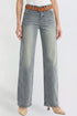 Women's Britney Belted Wide Leg Jeans