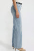 Women's Britney Belted Wide Leg Jeans
