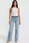 Women's Britney Belted Wide Leg Jeans