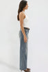 Women's Britney Belted Wide Leg Jeans