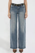 Women's Britney Belted Wide Leg Jeans