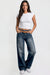 Women's Britney Belted Wide Leg Jeans