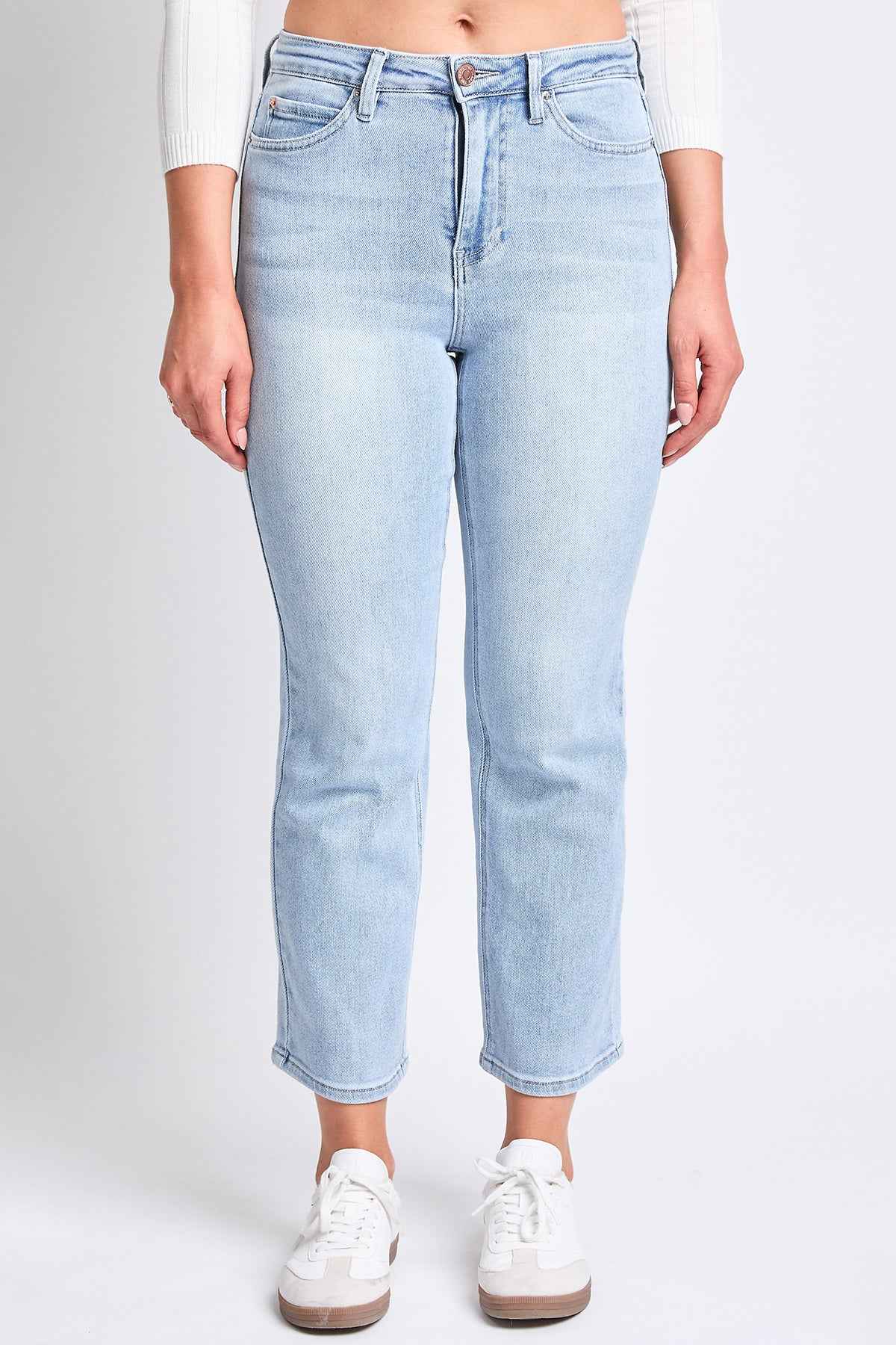Women's Luxe High Rise Vintage Stretch Straight Jeans