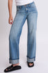 Women's Britney Wide Leg Cuff Jeans