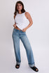 Women's Britney Wide Leg Cuff Jeans