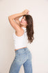 Women's Britney Wide Leg Cuff Jeans