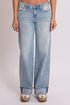 Women's Britney Wide Leg Cuff Jeans
