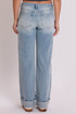 Women's Britney Wide Leg Cuff Jeans