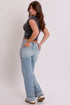 Women's Britney Wide Leg Cuff Jeans