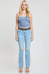 Women's Mid Rise Belted Bootcut Jeans