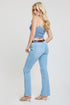 Women's Mid Rise Belted Bootcut Jeans