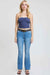 Women's Mid Rise Belted Bootcut Jeans