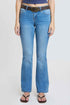 Women's Mid Rise Belted Bootcut Jeans