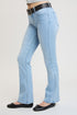 Women's Mid Rise Belted Bootcut Jeans