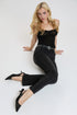 Women's Mid Rise Belted Bootcut Jeans