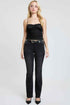 Women's Mid Rise Belted Bootcut Jeans