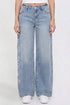 Women's Joey Super Wide Leg Jeans with Love Patch