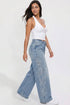 Women's Joey Super Wide Leg Jeans with Love Patch