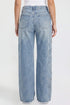 Women's Joey Super Wide Leg Jeans with Love Patch