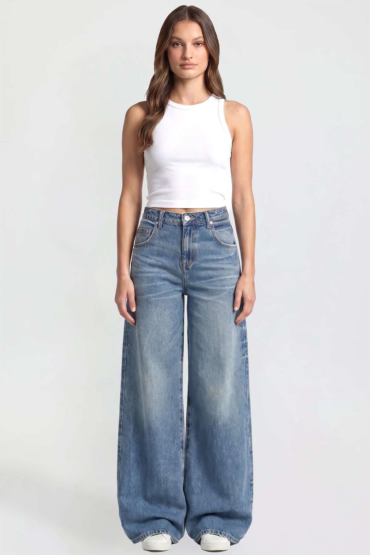 Women's Baggy Wide Leg Jeans
