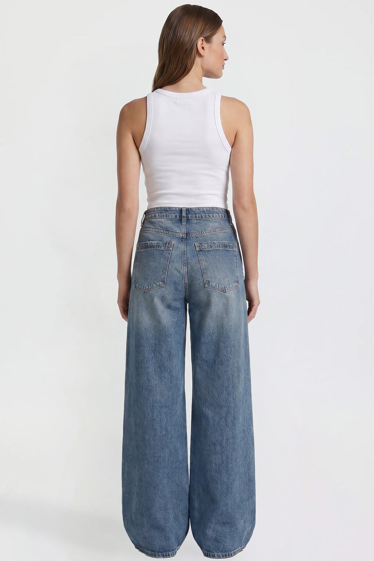 Women's Baggy Wide Leg Jeans