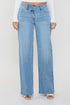 Women's Luxe Asymmetrical Wide Leg Jeans