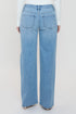 Women's Luxe Asymmetrical Wide Leg Jeans