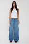 Women's Luxe Asymmetrical Wide Leg Jeans