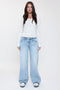 Women's Release Hem Wide Leg Jeans