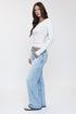 Women's Release Hem Wide Leg Jeans