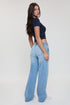 Women's Low Rise Wide Leg Jeans