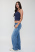 Women's Low Rise Wide Leg Jeans