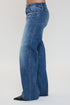 Women's Low Rise Wide Leg Jeans