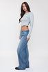 Women's Low Rise Wide Leg Jeans
