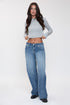Women's Low Rise Wide Leg Jeans