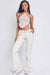 Women's 2 Button Low Rise Cargo Flare Pants