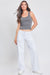 Women's Cargo Jeans with Bungee Hem