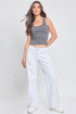 Women's Cargo Jeans with Bungee Hem