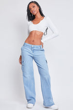 Women's Straight Cargo Skater Jeans