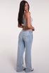Women's Luxe Low Rise WannaBettaButt Wide Leg Jeans