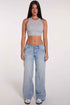 Women's Luxe Low Rise WannaBettaButt Wide Leg Jeans