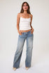 Women's Luxe Low Rise WannaBettaButt Wide Leg Jeans